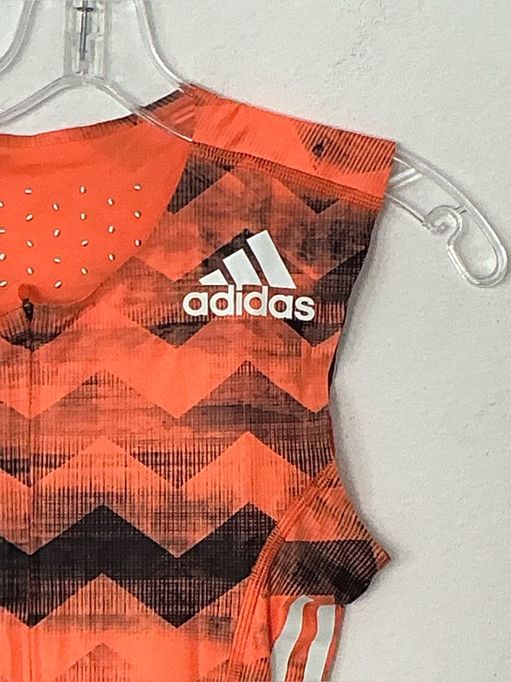 Adidas Climachill Energy Running Compression Suit Orange Black Size Small - Picture 5 of 10
